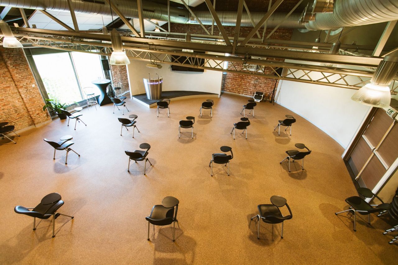 Zaal Boom in Congrescentrum De Pitte