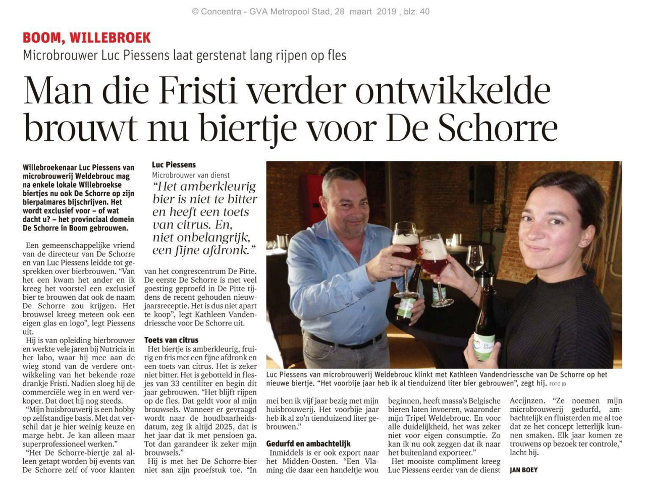 De Schorre Bier