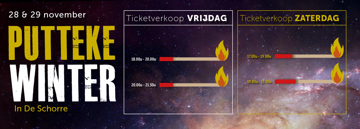 Ticketstand Putteke Winter 13 oktober 2025