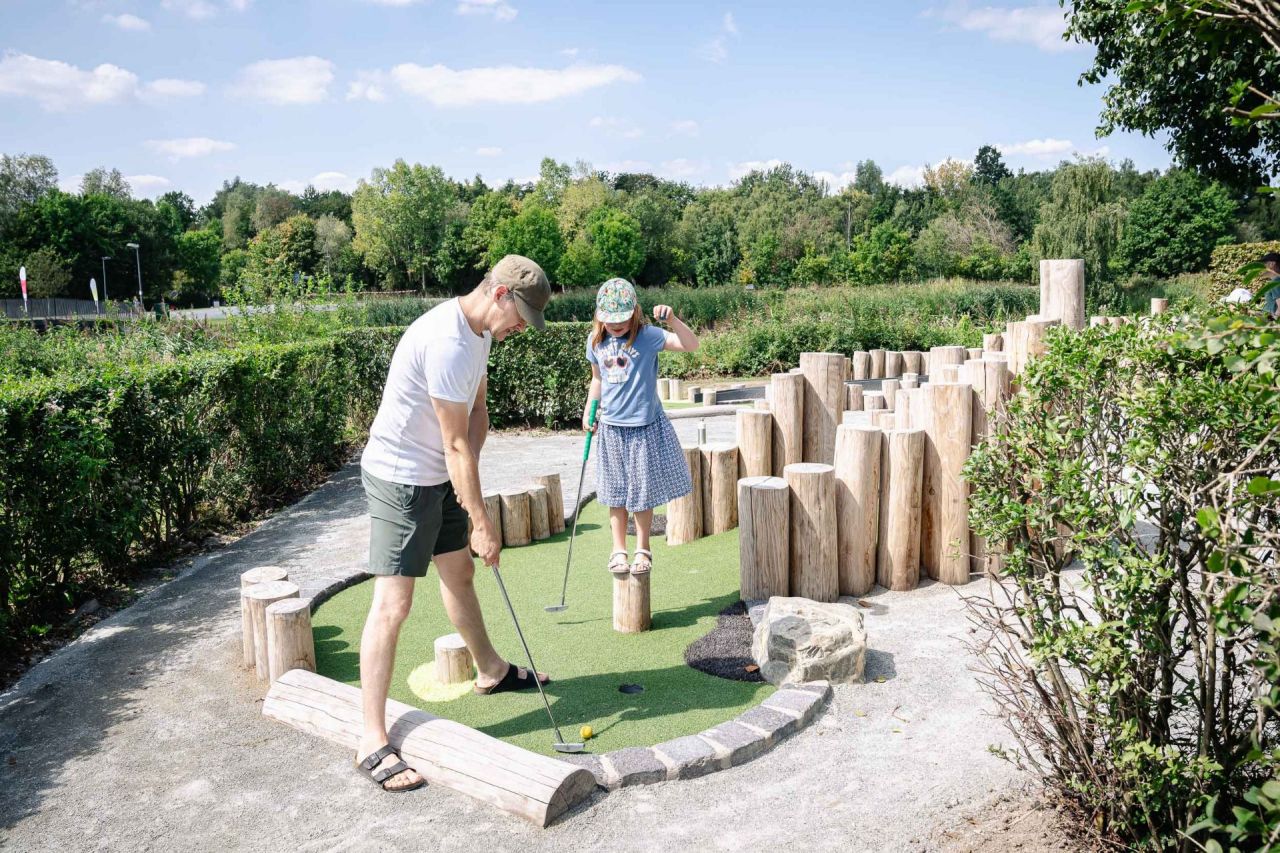 Minigolf in De Schorre