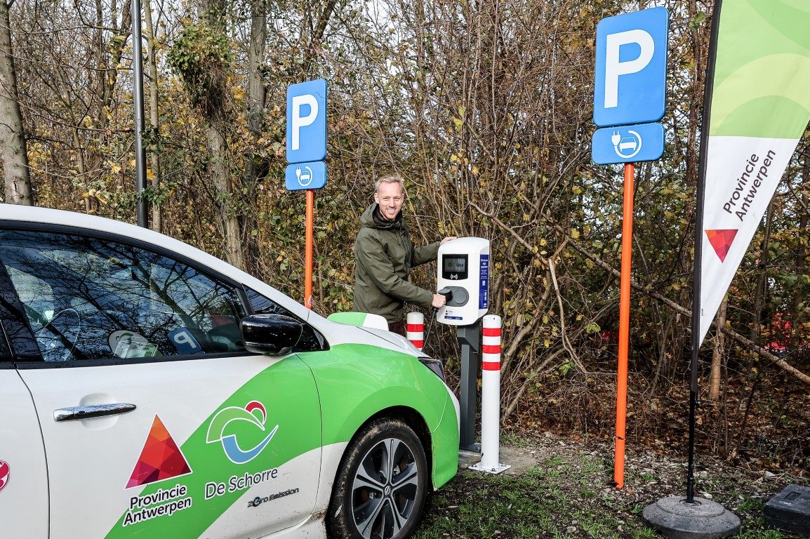 Laadpalen De Schorre Parking 2