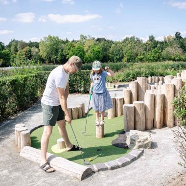 Minigolf in De Schorre