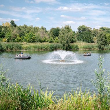 Waterfietsen in De Schorre 2025